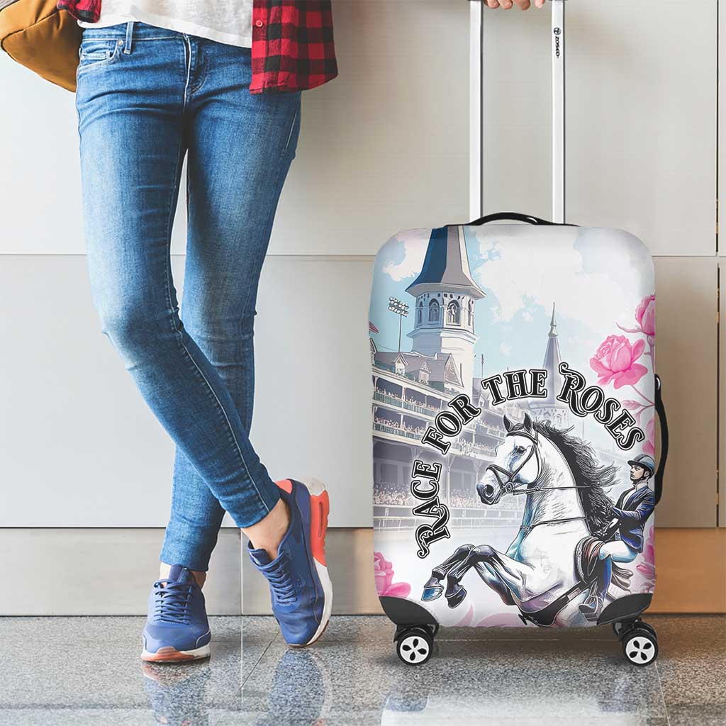 Kentucky Horse Race Luggage Cover Race For The Roses Churchill Downs LT05