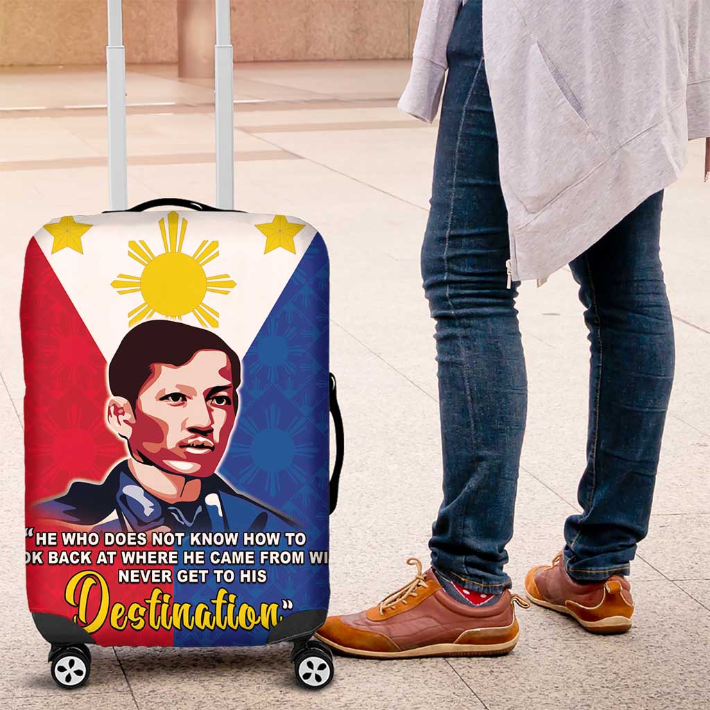Philippines Filipinos Luggage Cover Jose Rizal Flag Style LT05