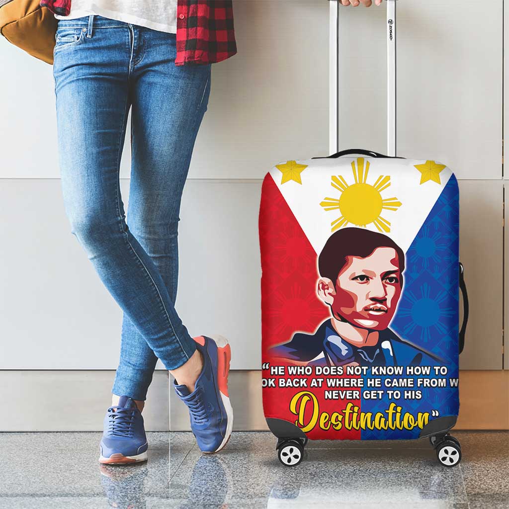 Philippines Filipinos Luggage Cover Jose Rizal Flag Style LT05