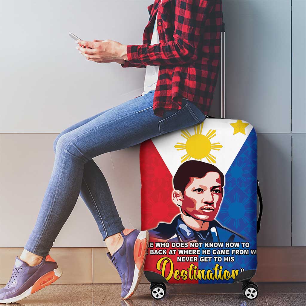 Philippines Filipinos Luggage Cover Jose Rizal Flag Style LT05