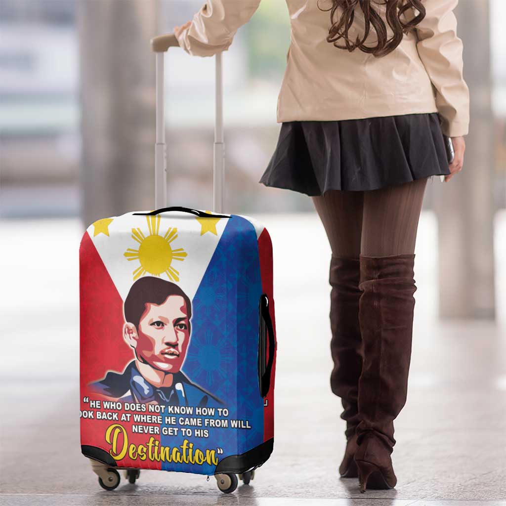 Philippines Filipinos Luggage Cover Jose Rizal Flag Style LT05