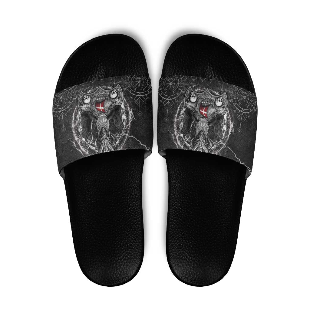 Denmark Viking Slide Sandals Odin's Raven Legacy LT05