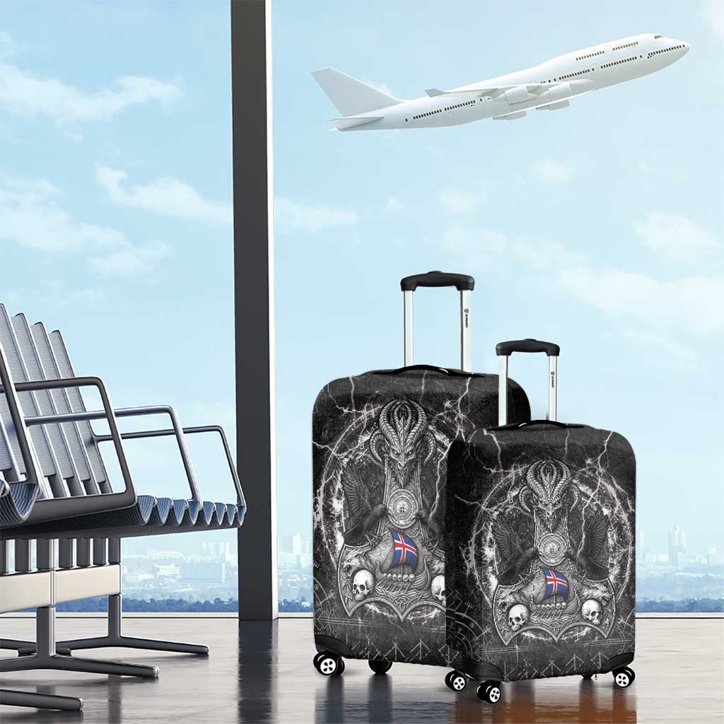 Iceland Viking Luggage Cover Odin's Raven Legacy LT05