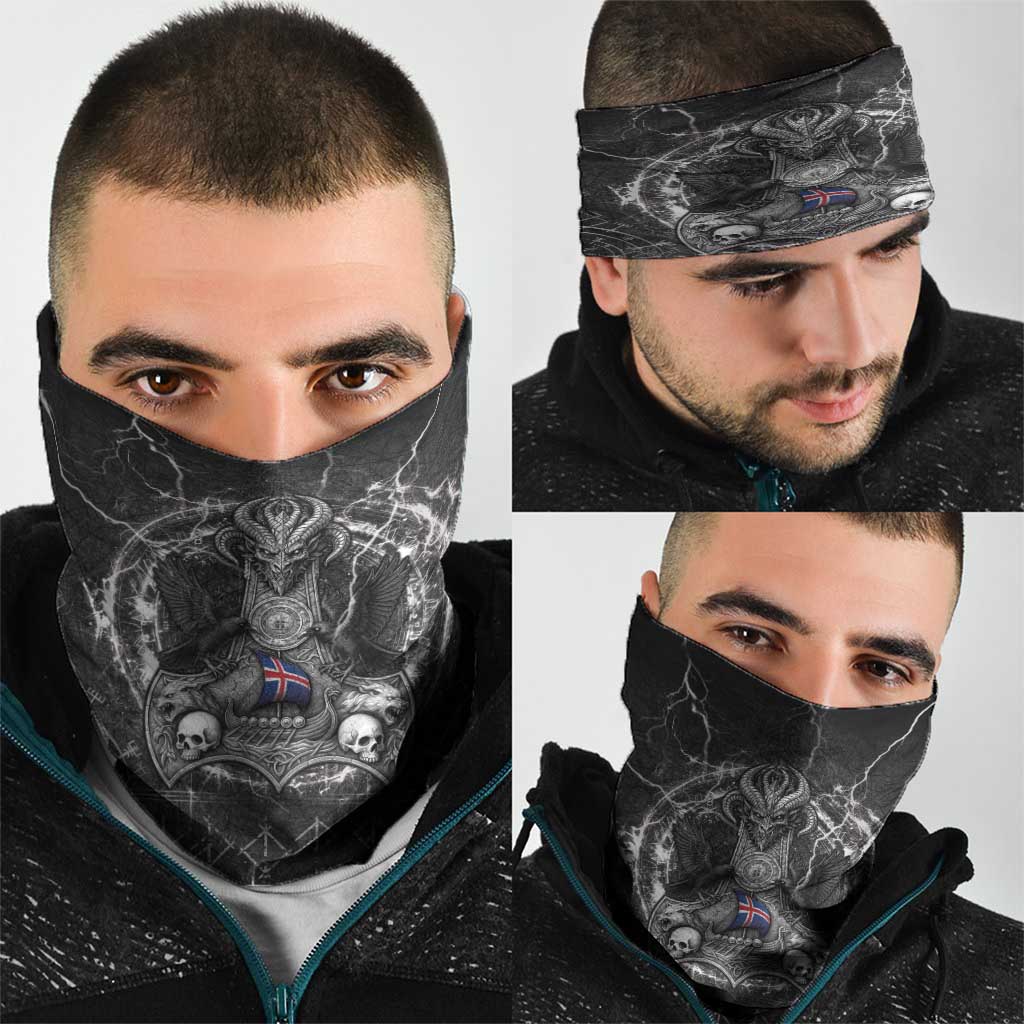 Iceland Viking Neck Gaiter Odin's Raven Legacy LT05