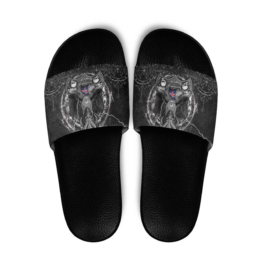 Iceland Viking Slide Sandals Odin's Raven Legacy LT05