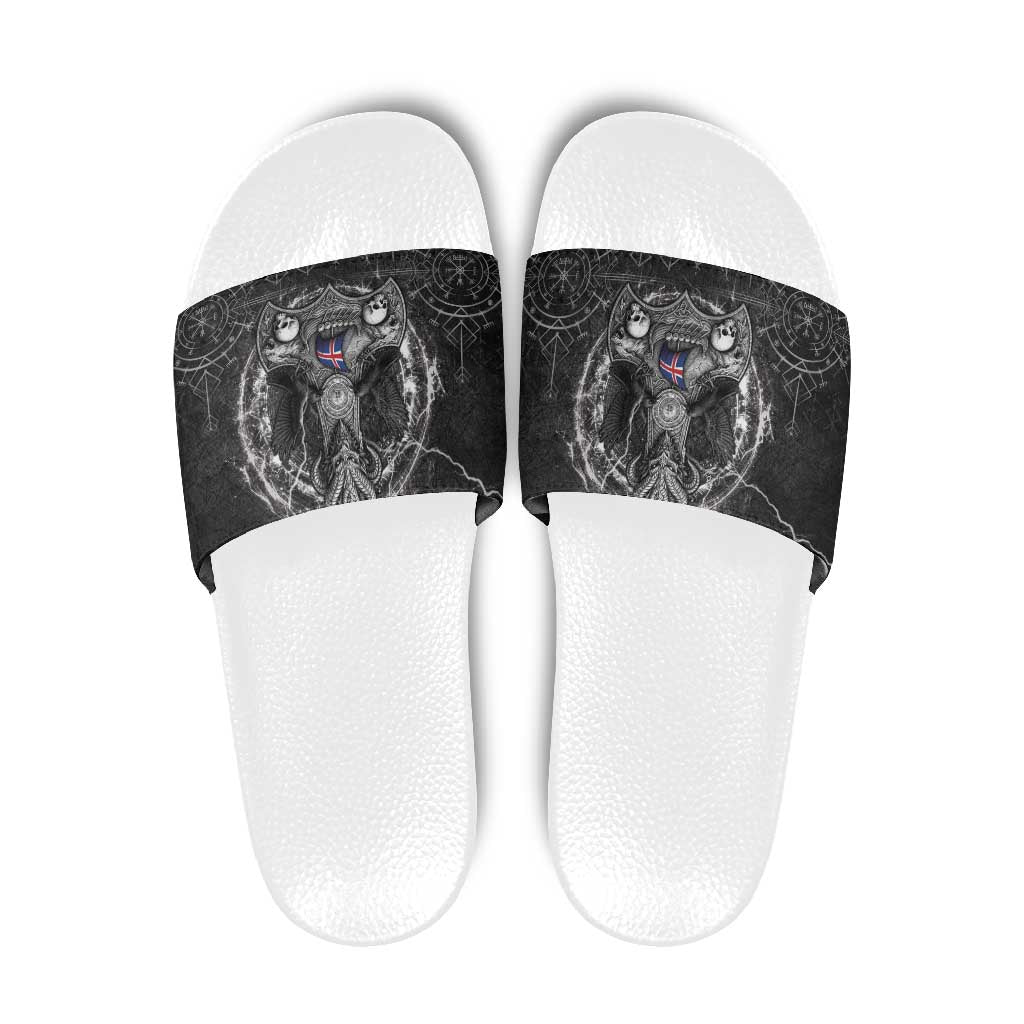 Iceland Viking Slide Sandals Odin's Raven Legacy LT05