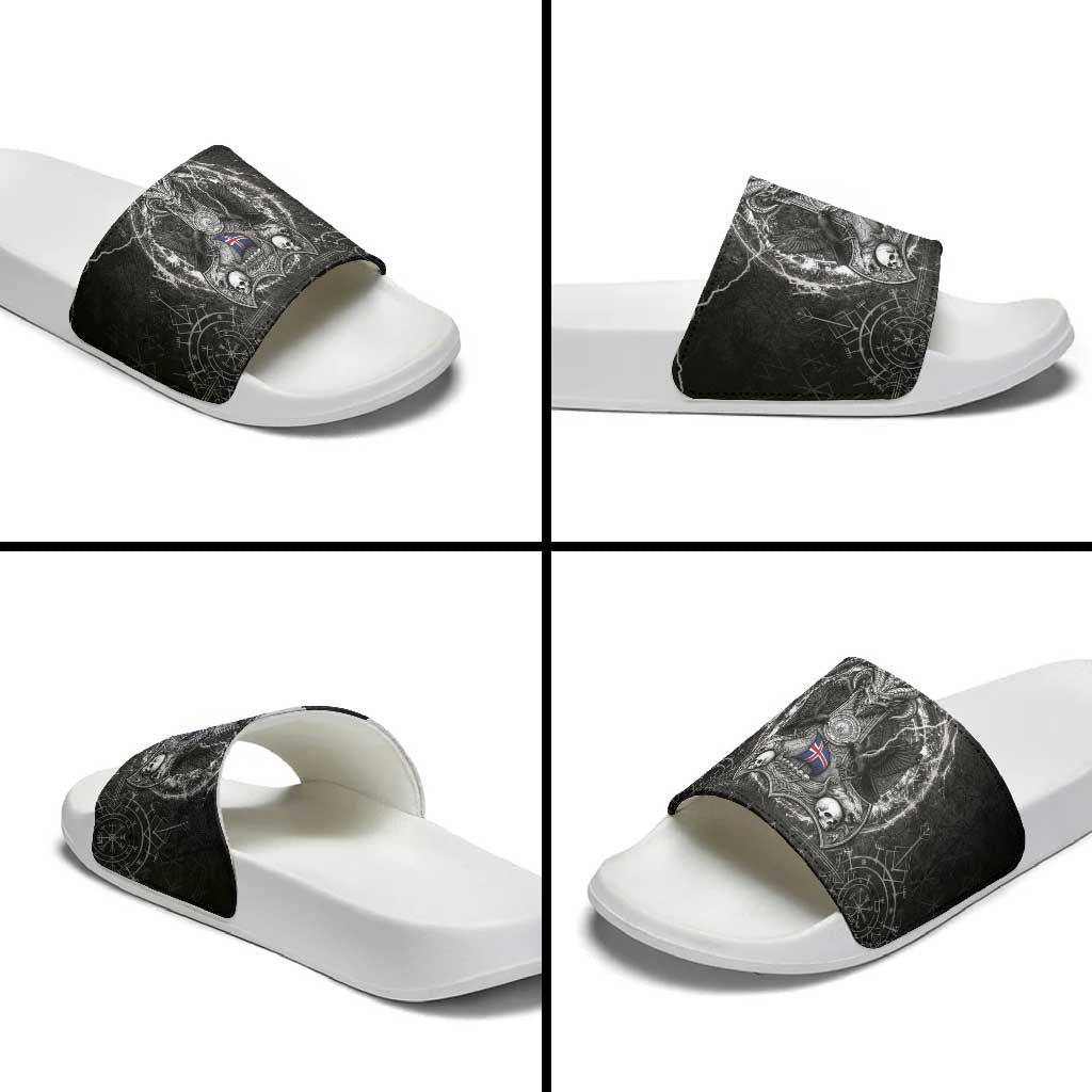 Iceland Viking Slide Sandals Odin's Raven Legacy LT05