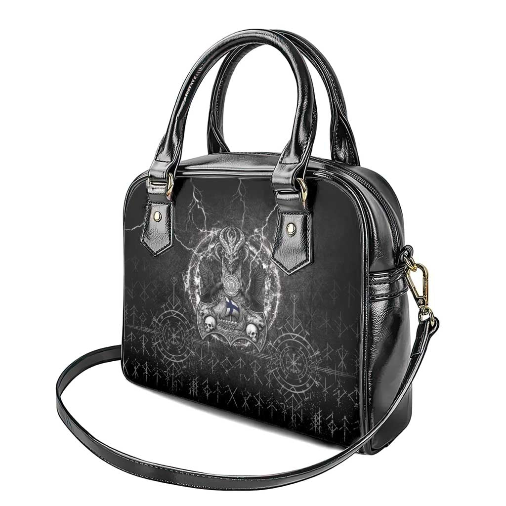 Finland Viking Shoulder Handbag Odin's Raven Legacy LT05