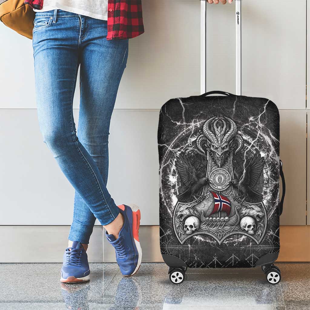 Norway Viking Luggage Cover Odin's Raven Legacy LT05