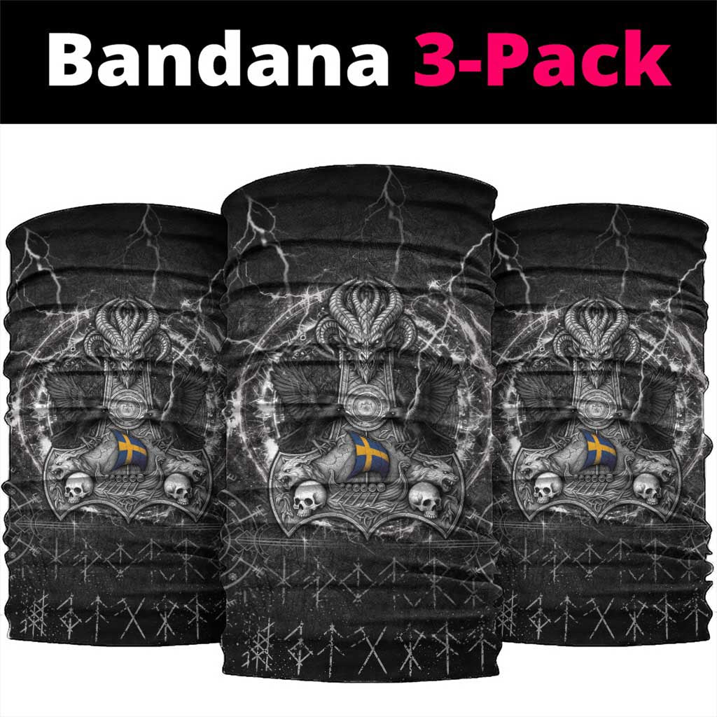 Sweden Viking Neck Gaiter Odin's Raven Legacy LT05