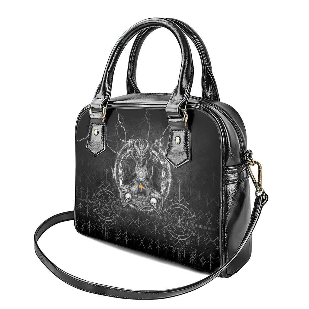 Sweden Viking Shoulder Handbag Odin's Raven Legacy LT05