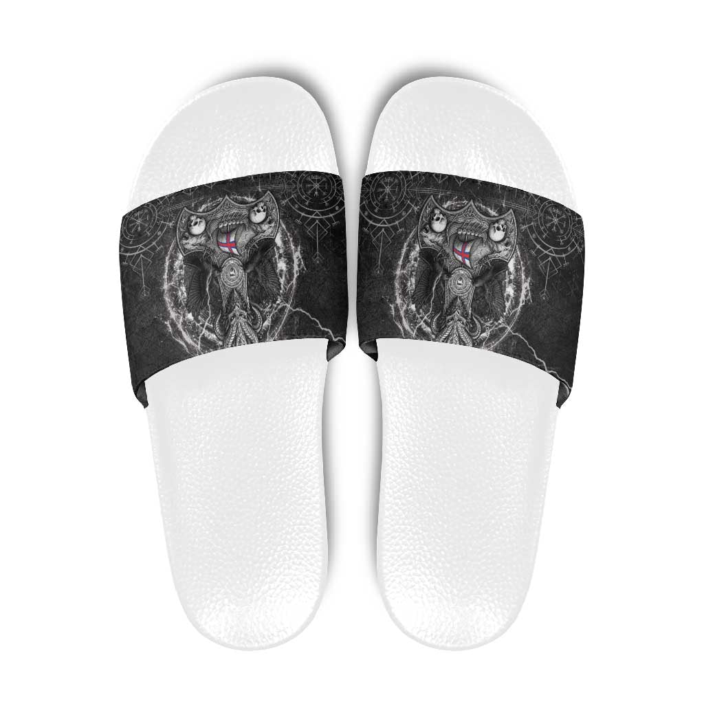Faroe Islands Viking Slide Sandals Odin's Raven Legacy LT05