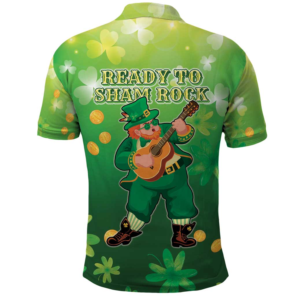 St Patrick's Day Polo Shirt Ready To Shamrock LT05