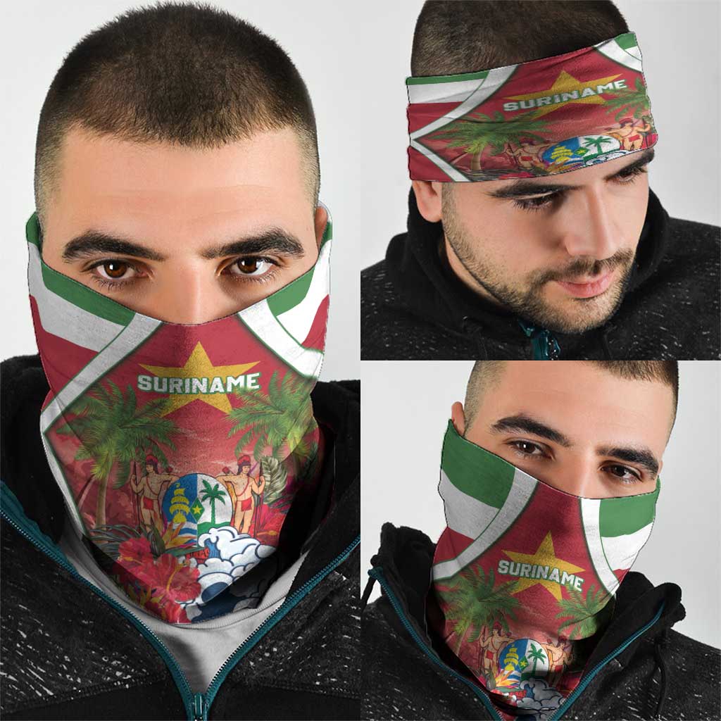 Suriname Ketikoti Neck Gaiter Happy Emancipation Day LT05