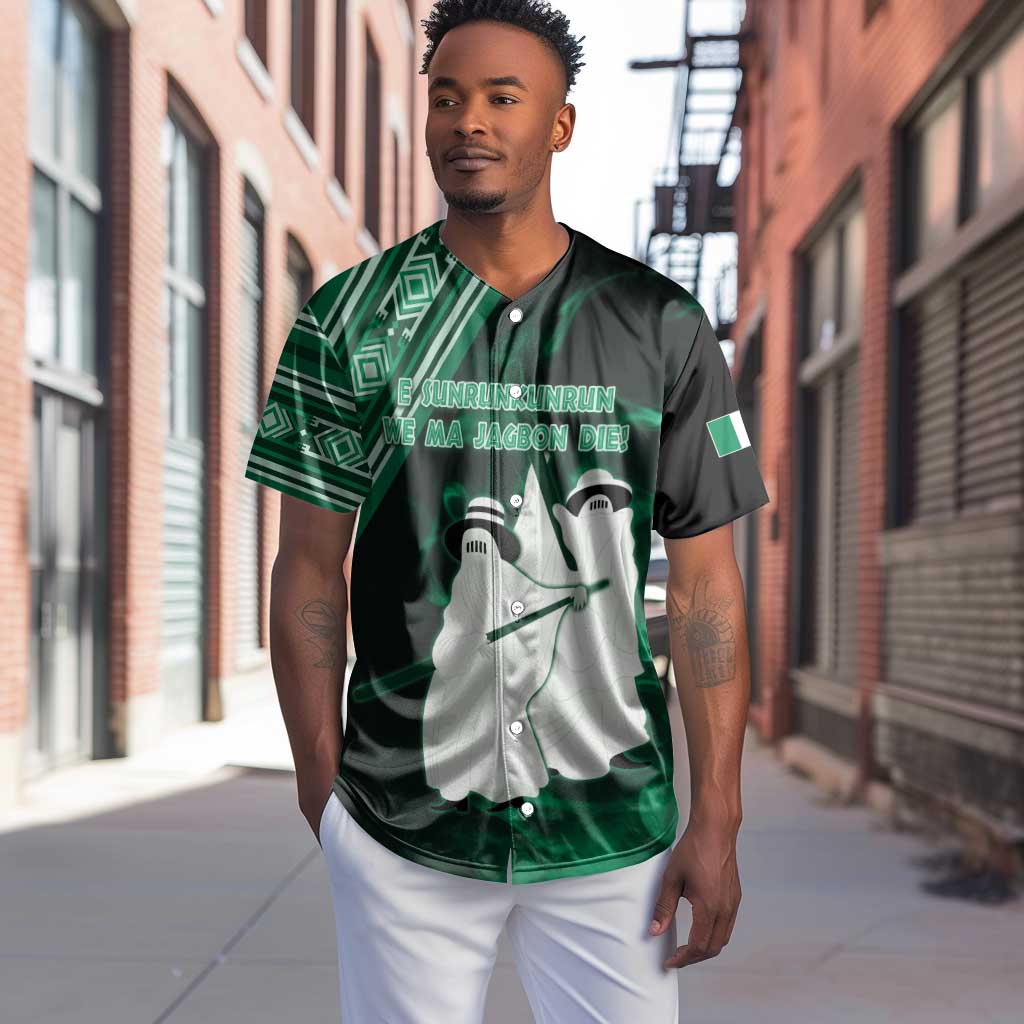 Nigeria Yoruba Festival Baseball Jersey Eko Spirit Eyo Masquerade LT05
