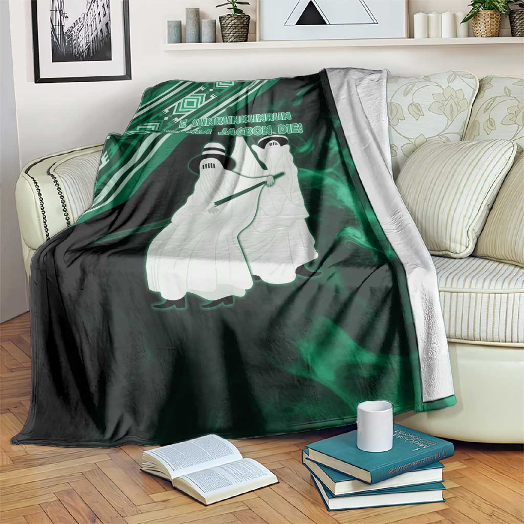 Nigeria Yoruba Festival Blanket Eko Spirit Eyo Masquerade LT05