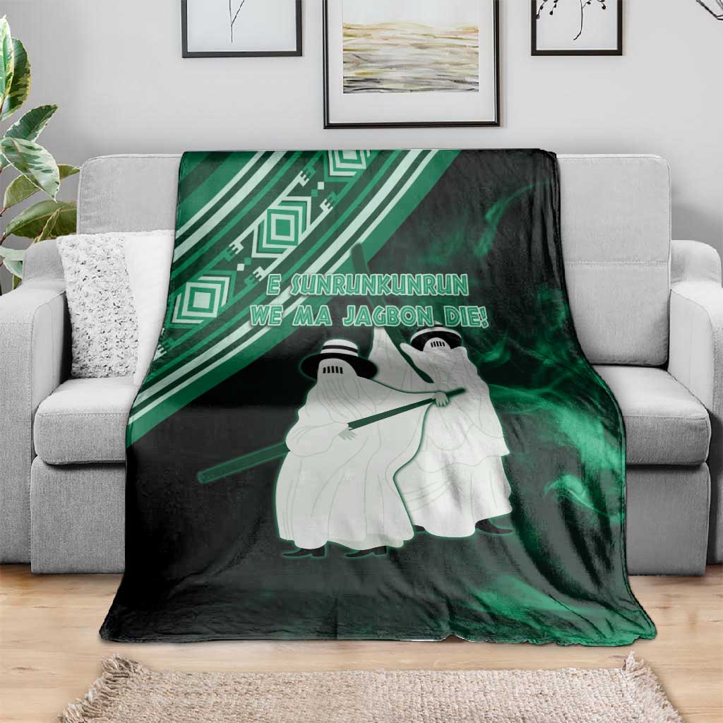 Nigeria Yoruba Festival Blanket Eko Spirit Eyo Masquerade LT05