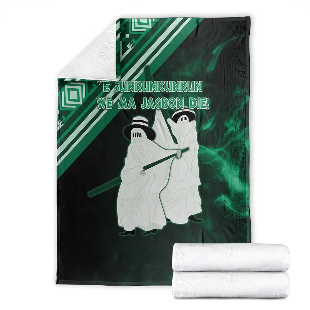 Nigeria Yoruba Festival Blanket Eko Spirit Eyo Masquerade LT05