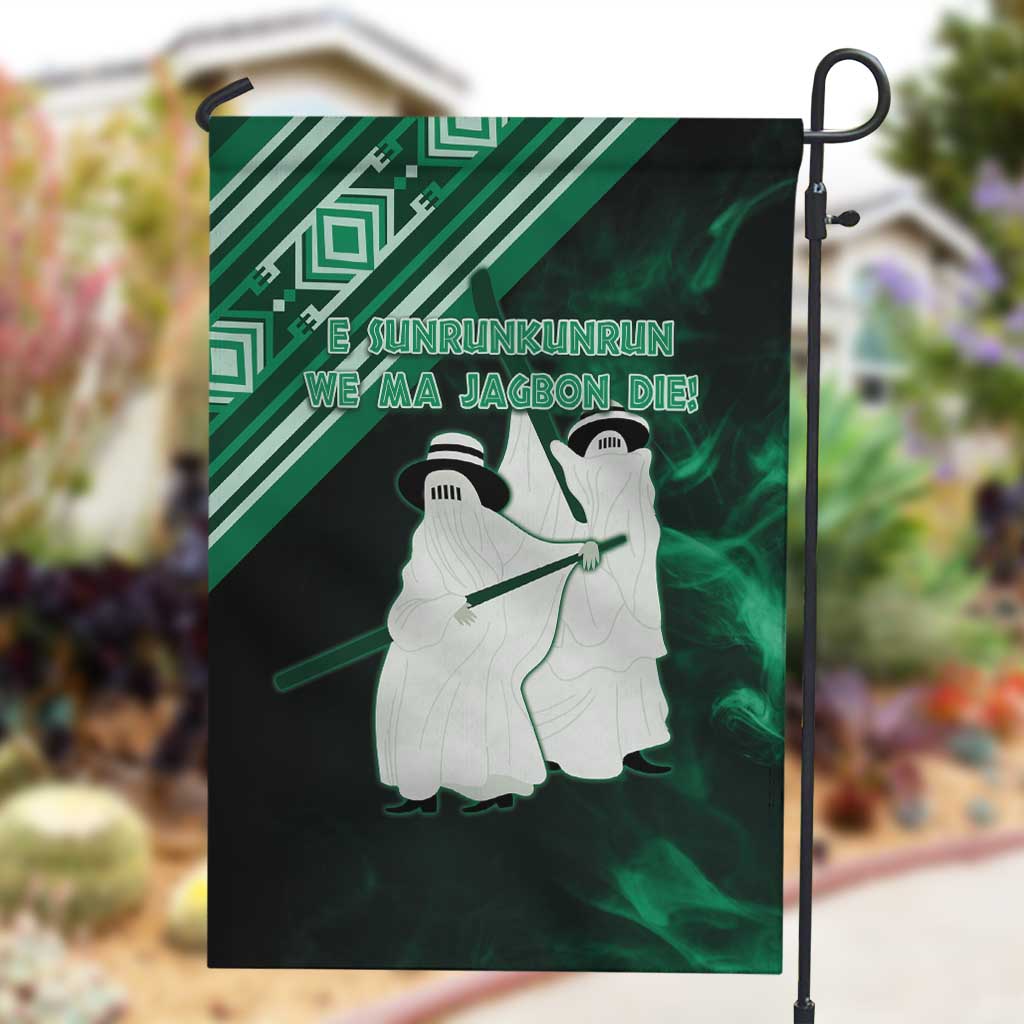 Nigeria Yoruba Festival Garden Flag Eko Spirit Eyo Masquerade LT05