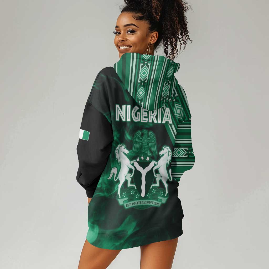 Nigeria Yoruba Festival Hoodie Dress Eko Spirit Eyo Masquerade LT05
