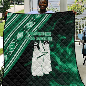 Nigeria Yoruba Festival Quilt Eko Spirit Eyo Masquerade LT05