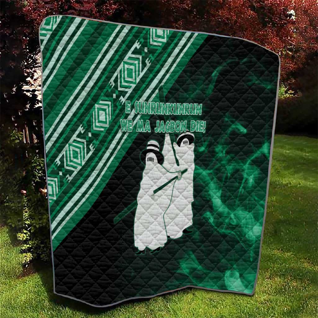 Nigeria Yoruba Festival Quilt Eko Spirit Eyo Masquerade LT05