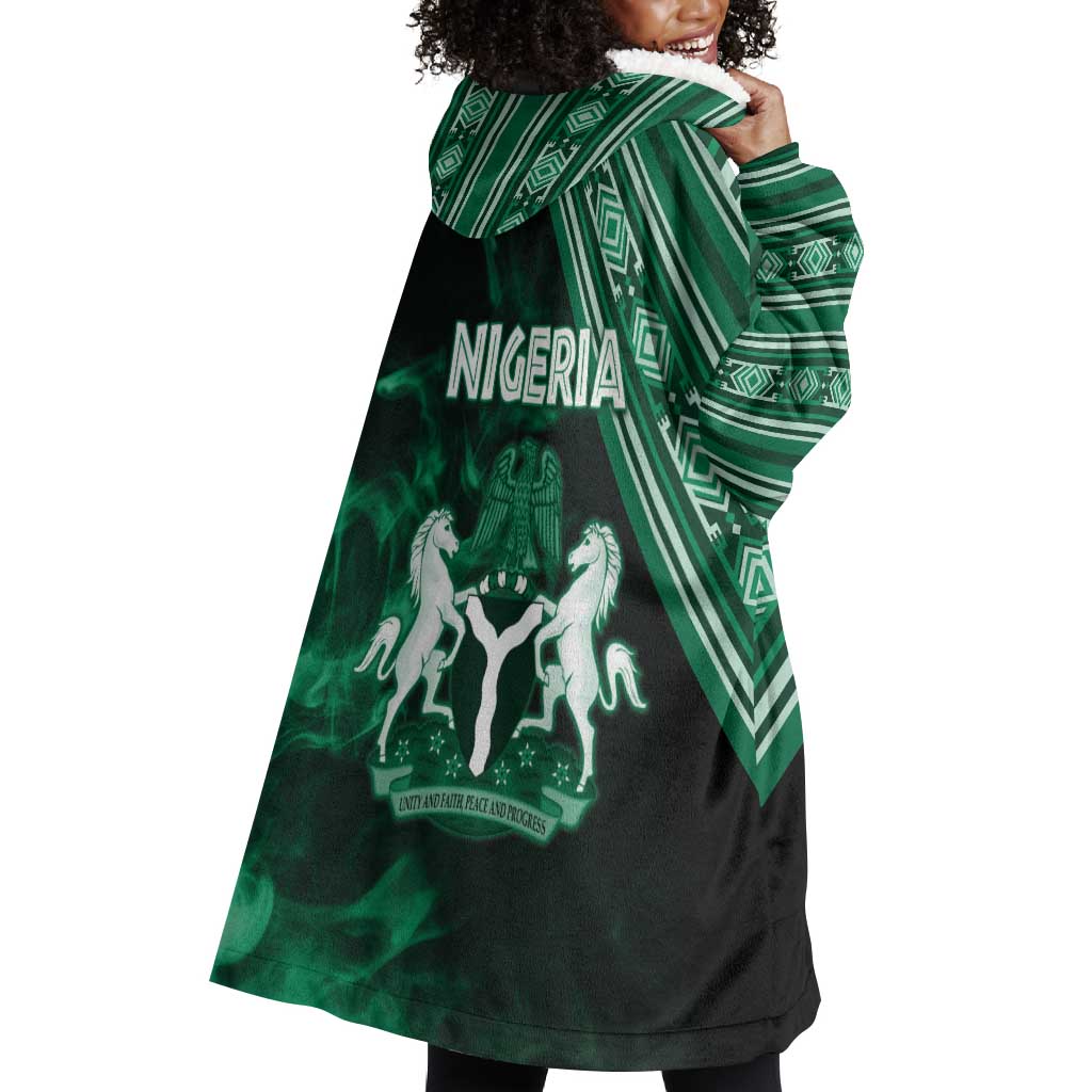 Nigeria Yoruba Festival Wearable Blanket Hoodie Eko Spirit Eyo Masquerade LT05
