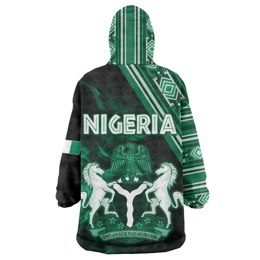 Nigeria Yoruba Festival Wearable Blanket Hoodie Eko Spirit Eyo Masquerade LT05