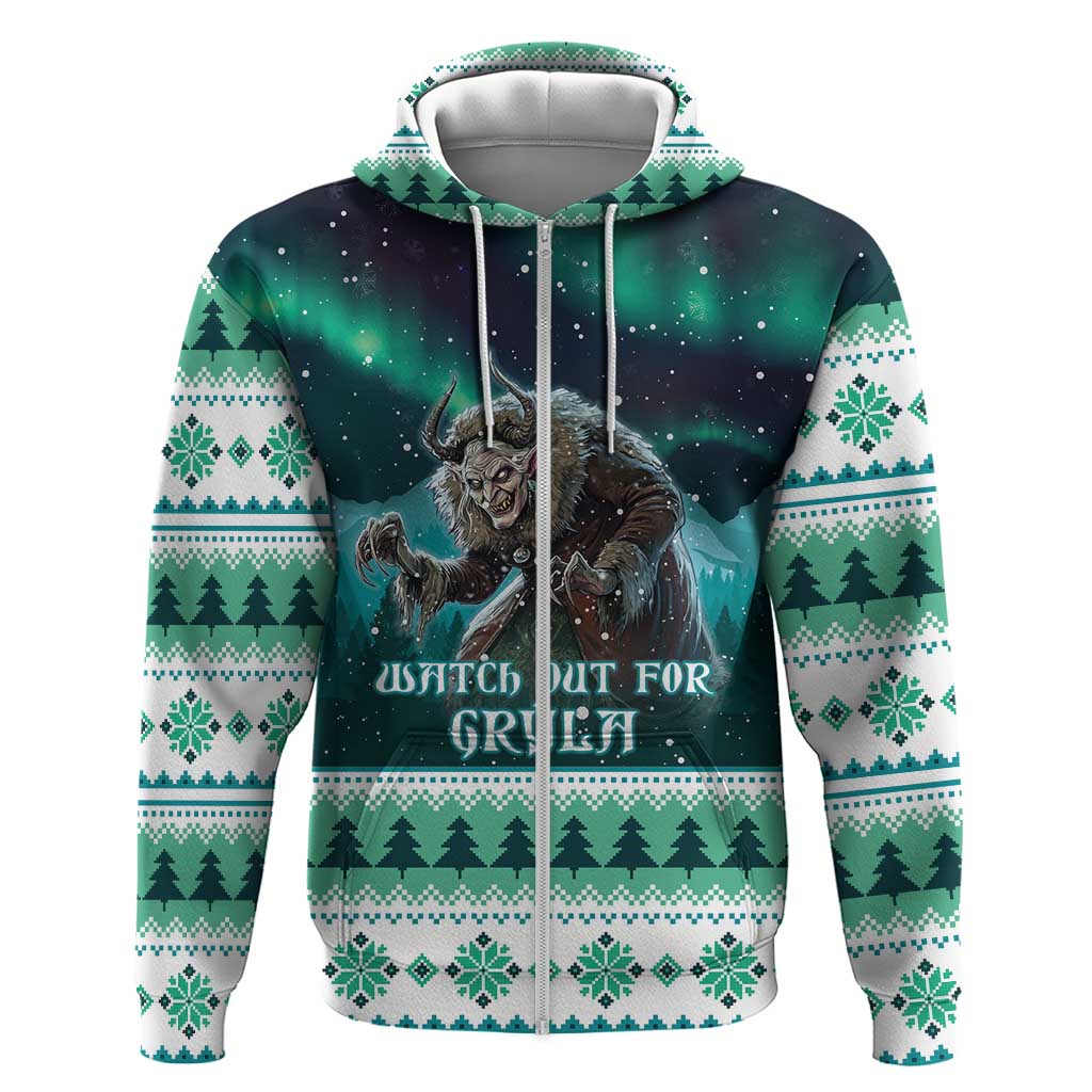 Iceland Christmas Hoodie Icelandic Folklore Evil Mother Gryla LT05