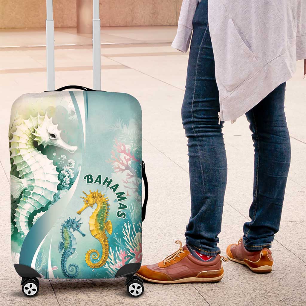 Bahamas Seahorse Luggage Cover Ocean Spirit LT05