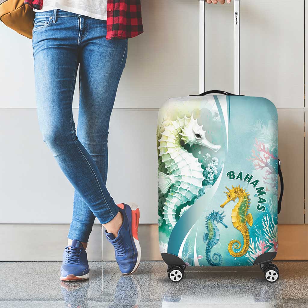 Bahamas Seahorse Luggage Cover Ocean Spirit LT05