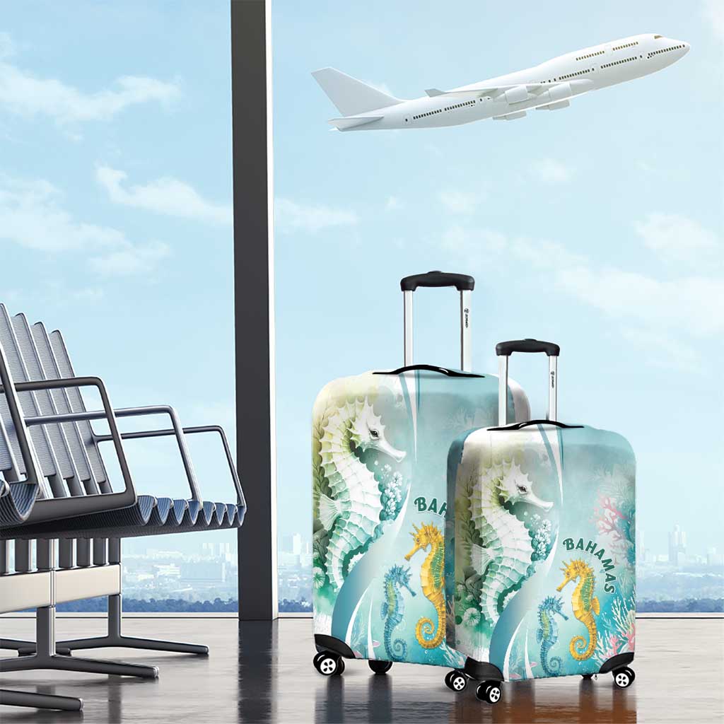 Bahamas Seahorse Luggage Cover Ocean Spirit LT05