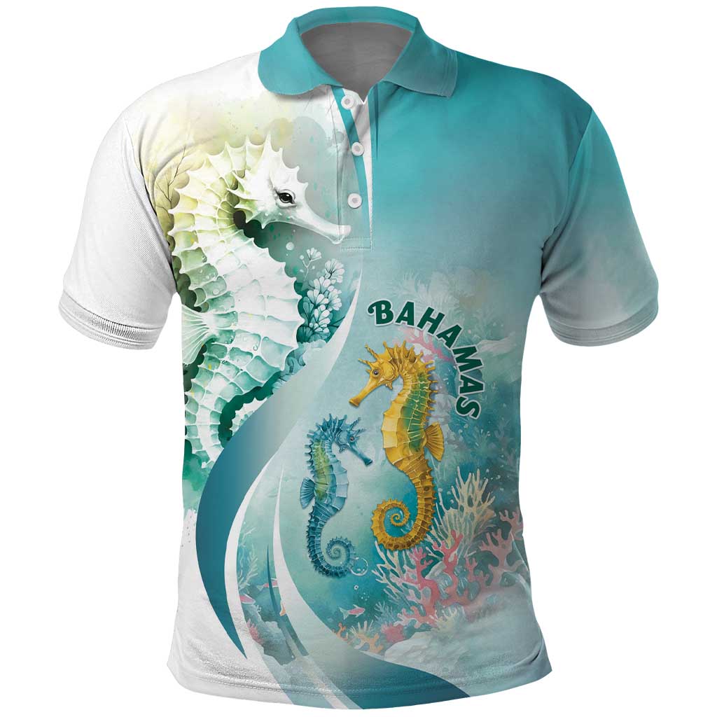 Bahamas Seahorse Polo Shirt Ocean Spirit LT05