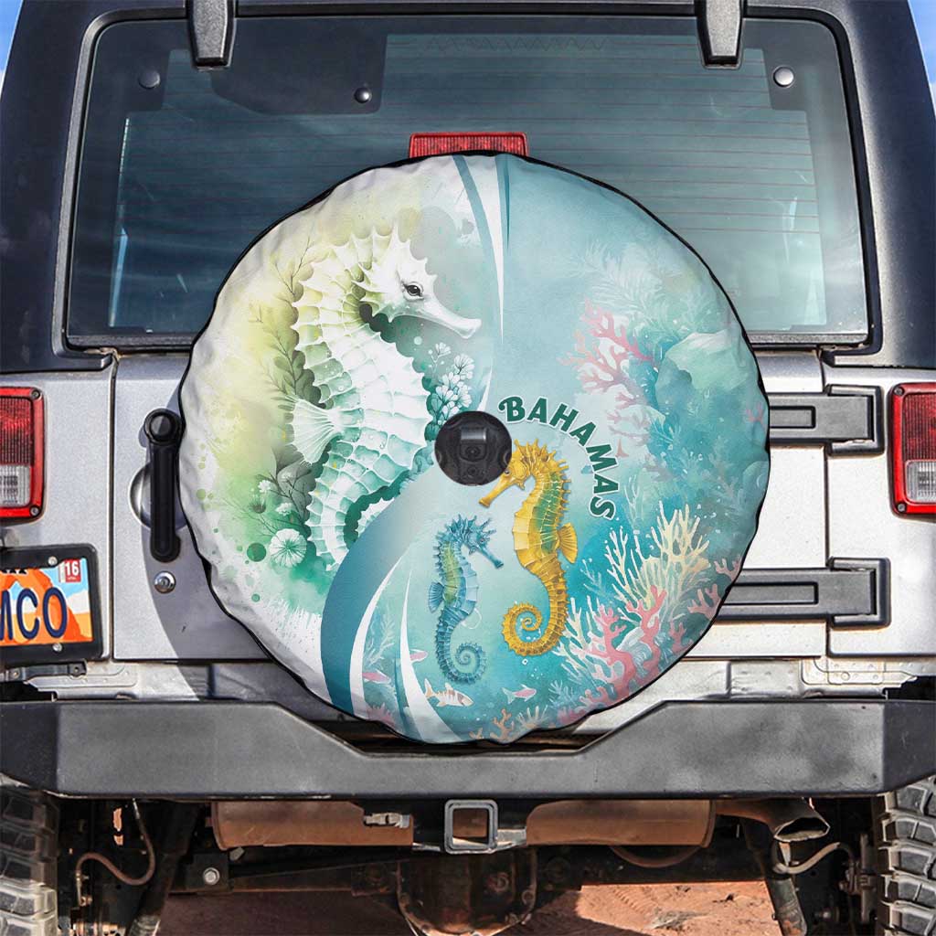 Bahamas Seahorse Spare Tire Cover Ocean Spirit LT05