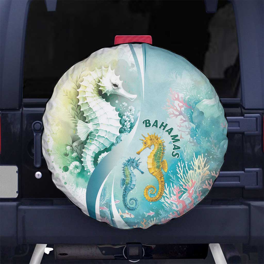 Bahamas Seahorse Spare Tire Cover Ocean Spirit LT05