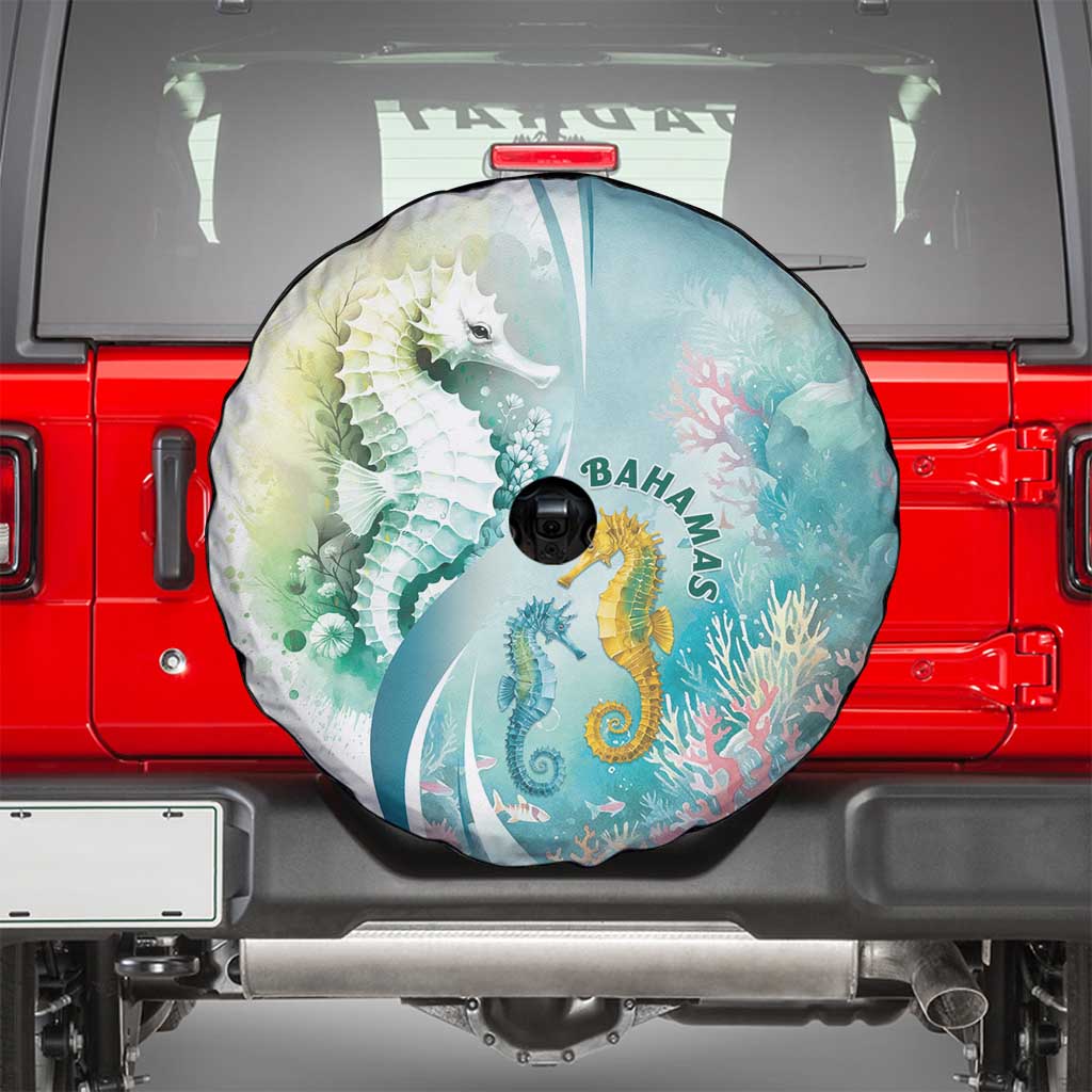 Bahamas Seahorse Spare Tire Cover Ocean Spirit LT05