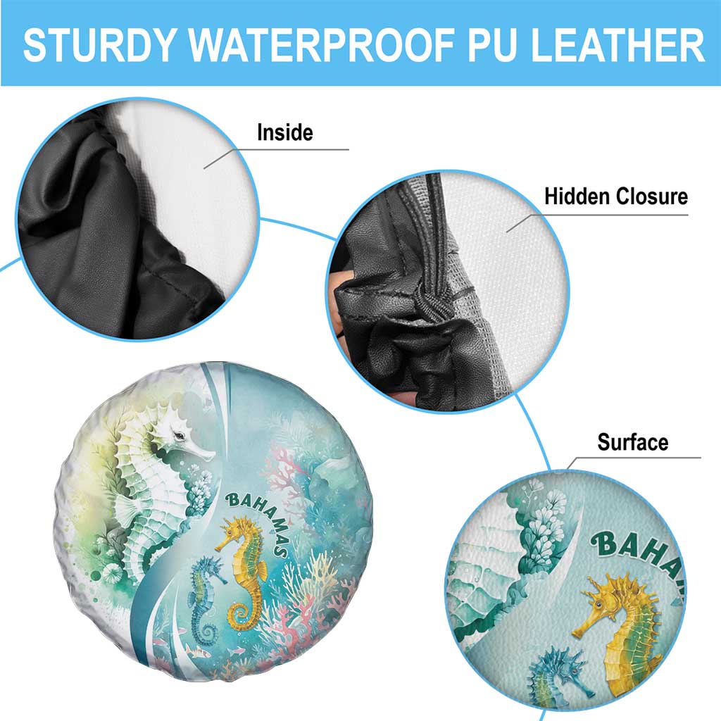 Bahamas Seahorse Spare Tire Cover Ocean Spirit LT05