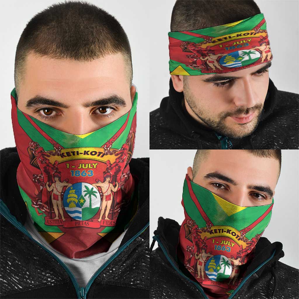Suriname Emancipation Day Neck Gaiter Wan Switi Keti Koti LT05