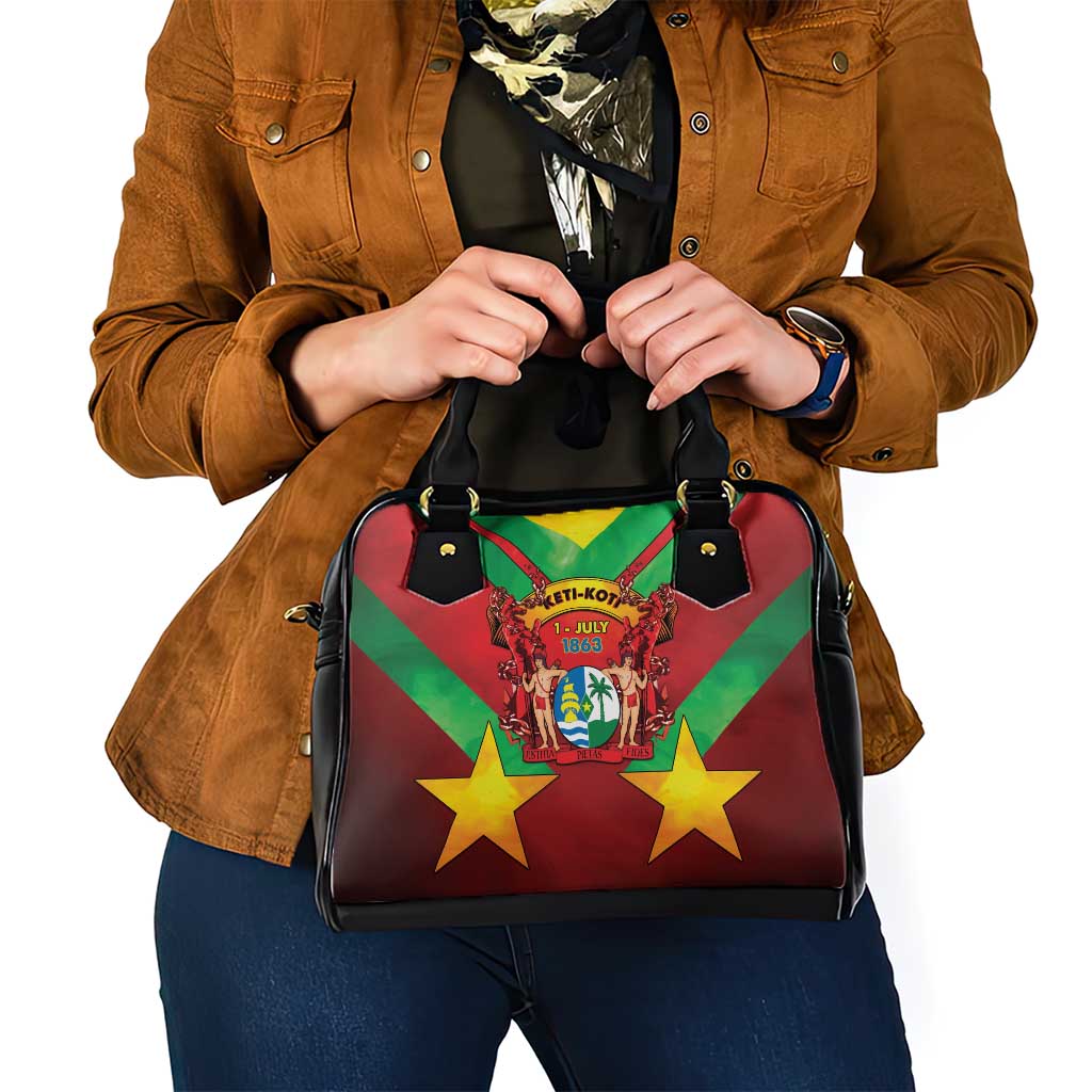 Suriname Emancipation Day Shoulder Handbag Wan Switi Keti Koti LT05