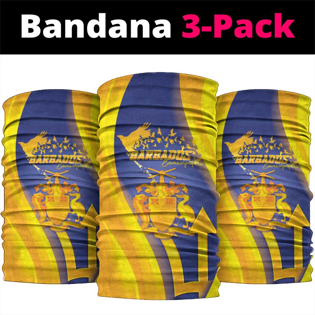 Barbados Emancipation Day Neck Gaiter Freedom And Unity LT05