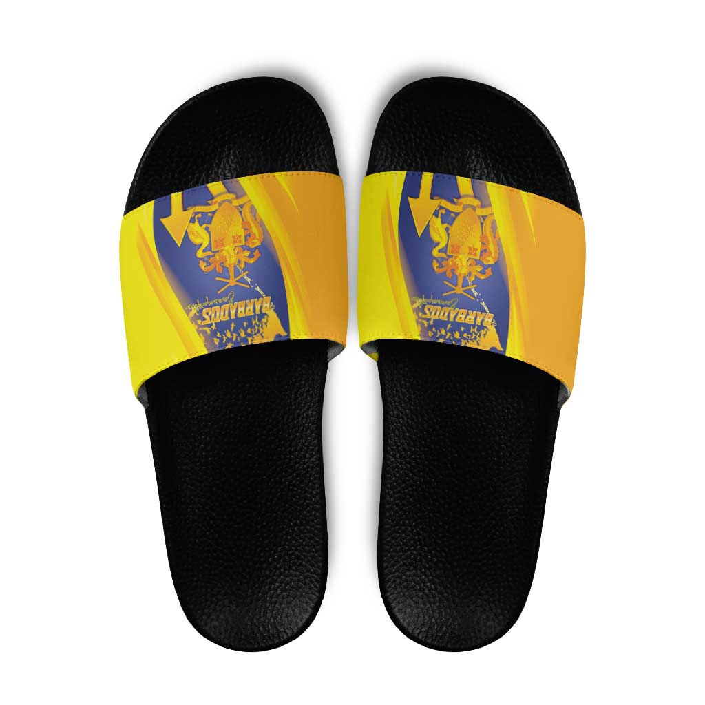 Barbados Emancipation Day Slide Sandals Freedom And Unity LT05