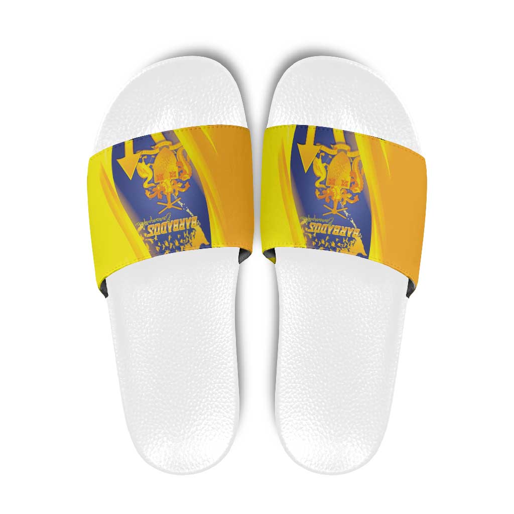 Barbados Emancipation Day Slide Sandals Freedom And Unity LT05