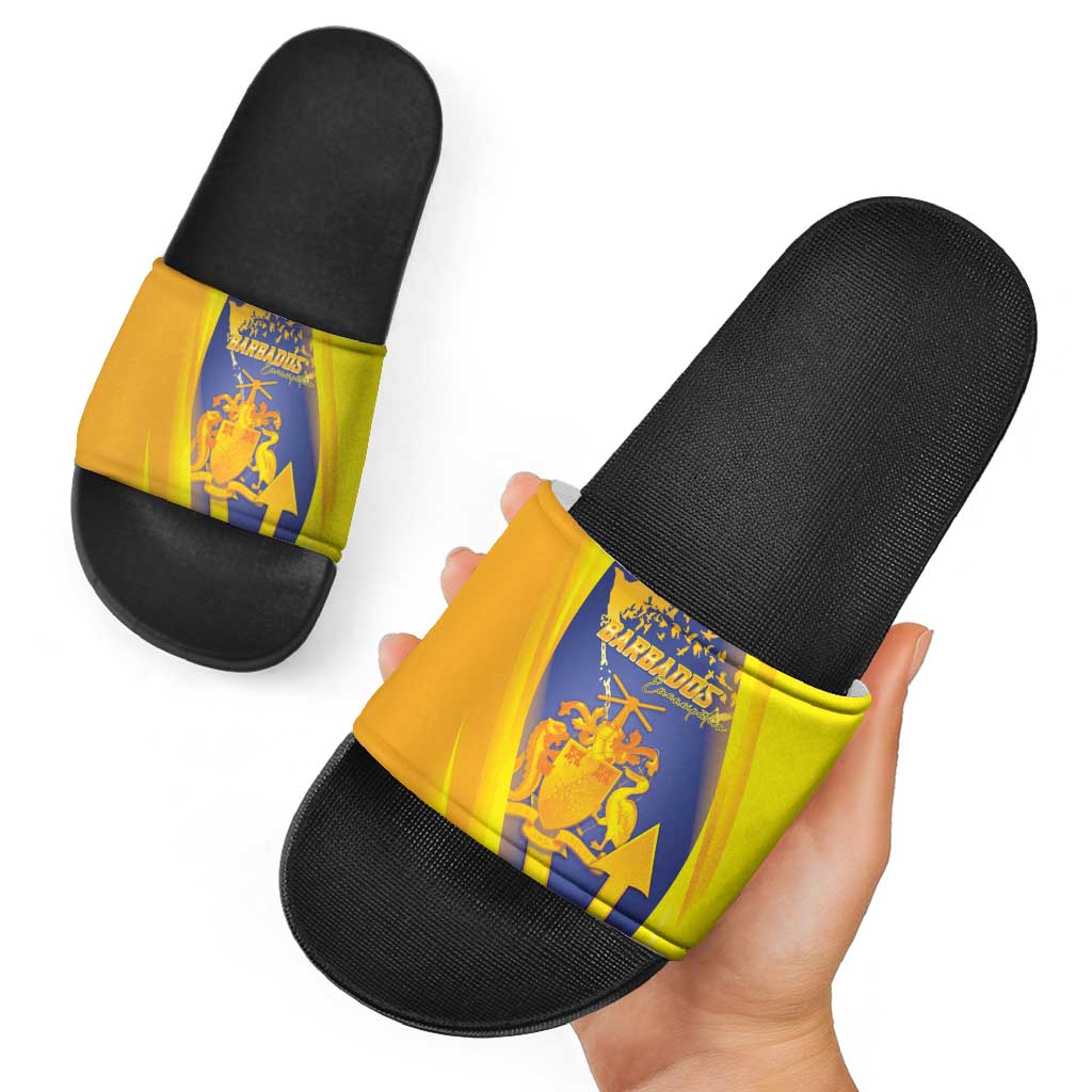 Barbados Emancipation Day Slide Sandals Freedom And Unity LT05