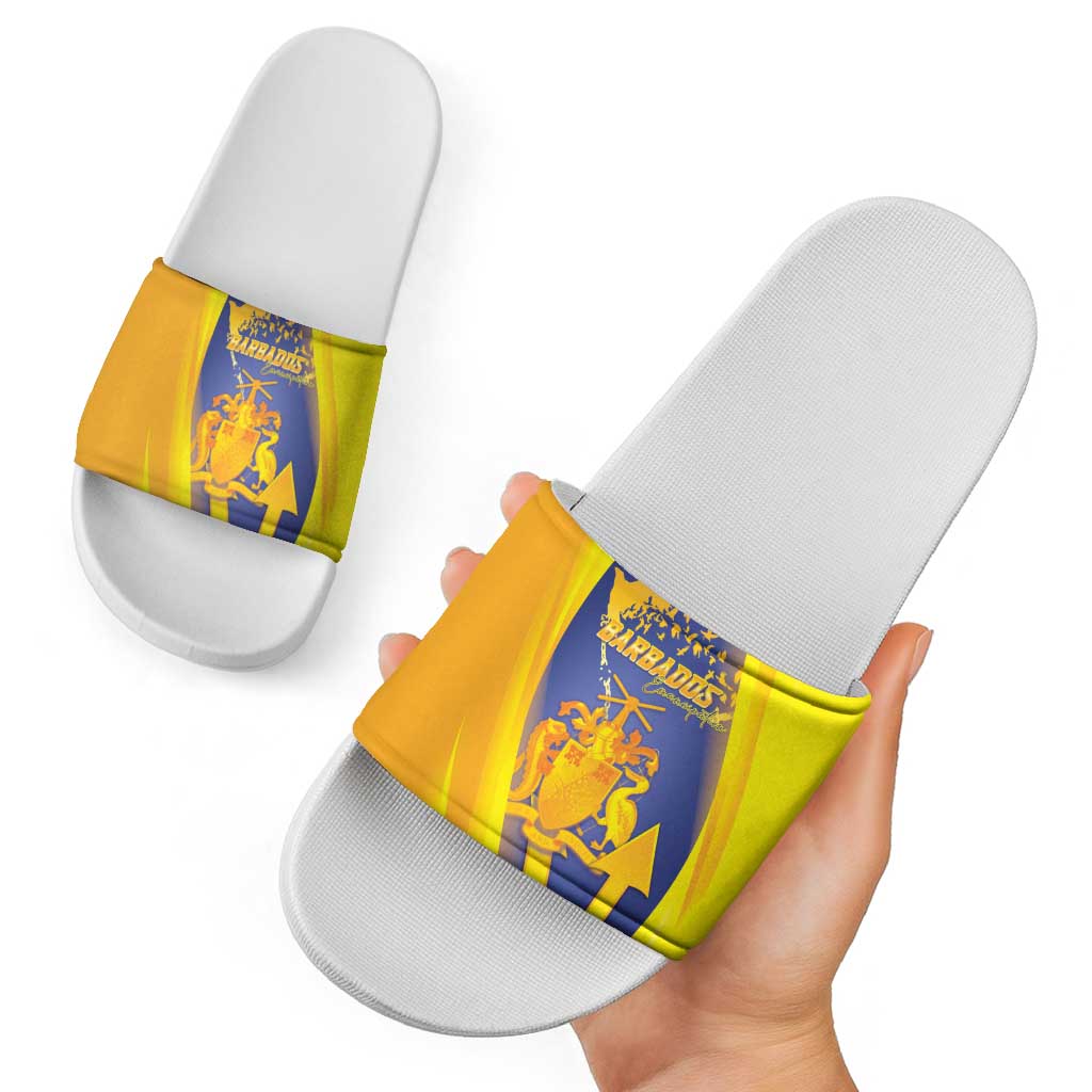 Barbados Emancipation Day Slide Sandals Freedom And Unity LT05