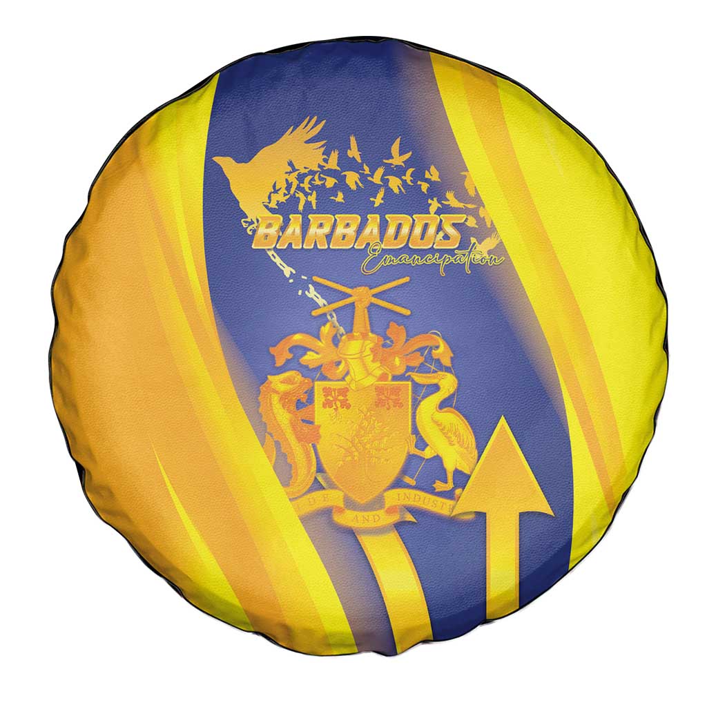 Barbados Emancipation Day Spare Tire Cover Freedom And Unity LT05