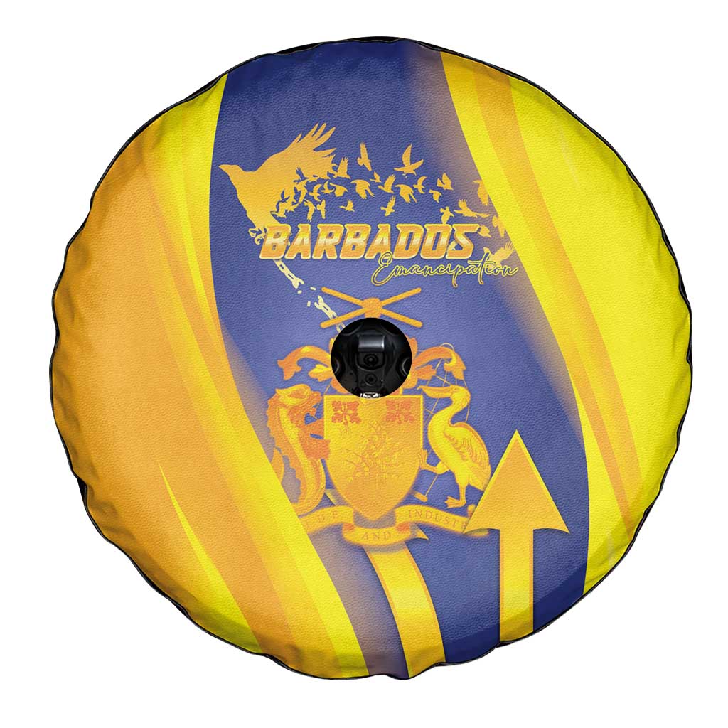 Barbados Emancipation Day Spare Tire Cover Freedom And Unity LT05