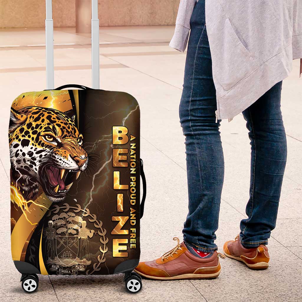 Belize Emancipation Day Luggage Cover A Nation Proud And Free LT05
