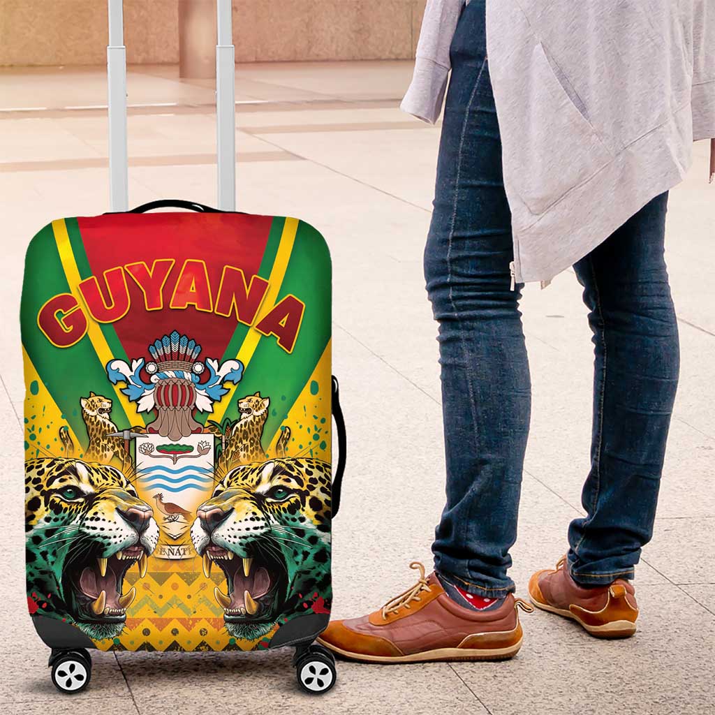 Guyana Emancipation Day Luggage Cover Guyanese And Pride LT05