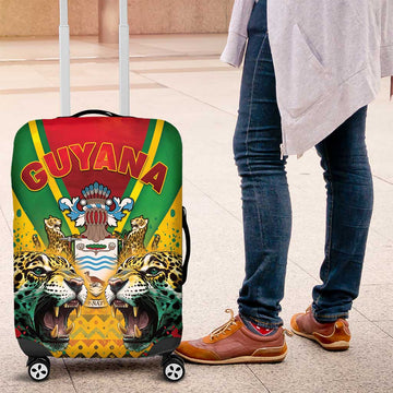 Guyana Emancipation Day Luggage Cover Guyanese And Pride LT05