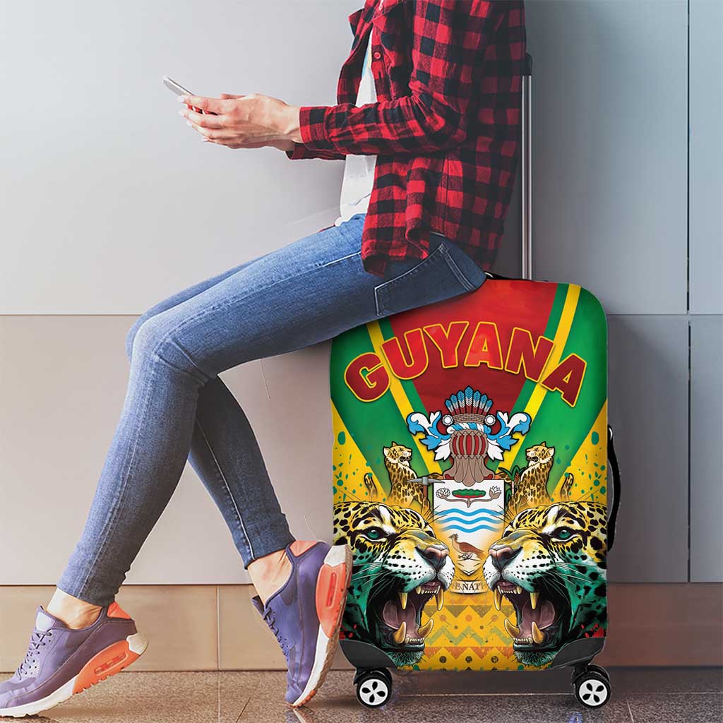Guyana Emancipation Day Luggage Cover Guyanese And Pride LT05